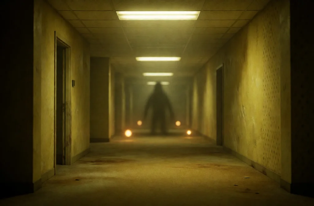 Orange Eater Backrooms key art